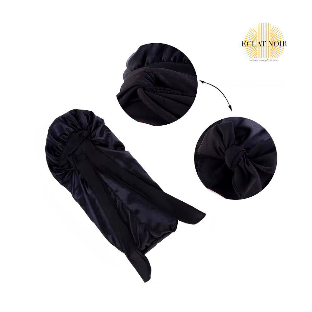 Classic Satin Bowknot Braid Bonnet