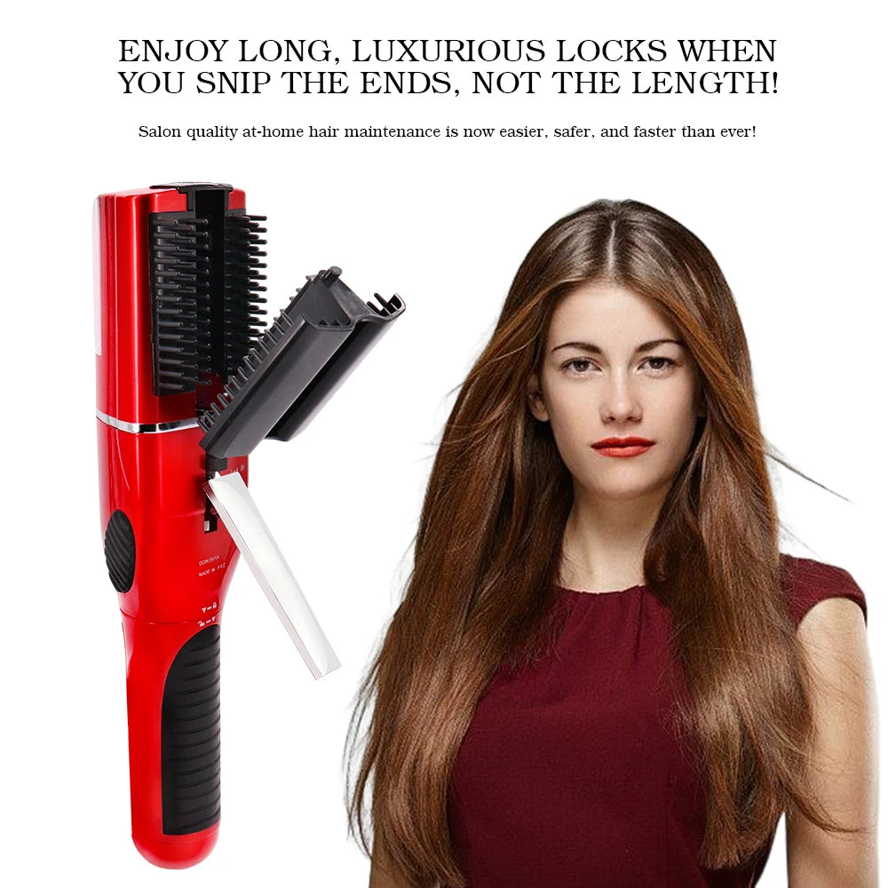 Automatic Split End Hair Trimmer Dry Damaged Hair Remover Cordless Women Hair Cutting Machine Open Ends Hair Cutter Clipper